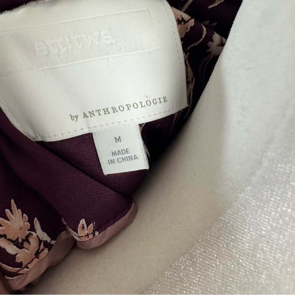Anthropologie Ett:twa Women's Floral Blazer - Purple - Picture 9 of 10